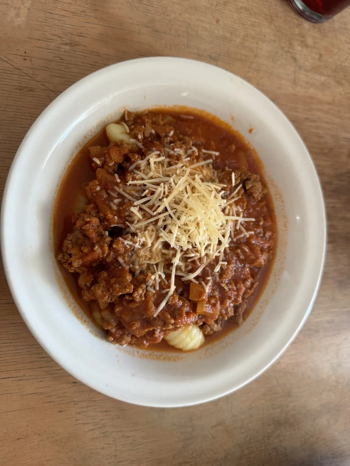 Gnocchi a la bolognesa